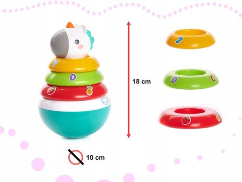 PIRAMIDKA SENSORYCZNA WAŃKA WSTAŃKA GRZECHOTKA na Arena.pl