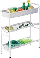 regał łazienkowy uniwersalny regał biały metalowy