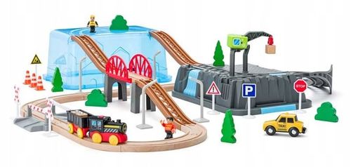 Woodyland Kolejka z elektryczną lokomotywą Zestaw ZESTAW KOLEJKOWY KOPALNIA na Arena.pl