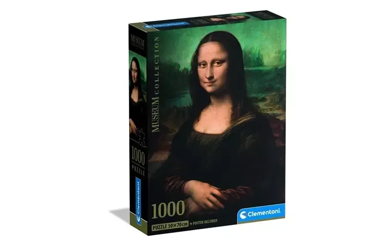 CLE puzzle 1000 CompactMus.Leonardo Gioconda 37094 zdjęcie 1