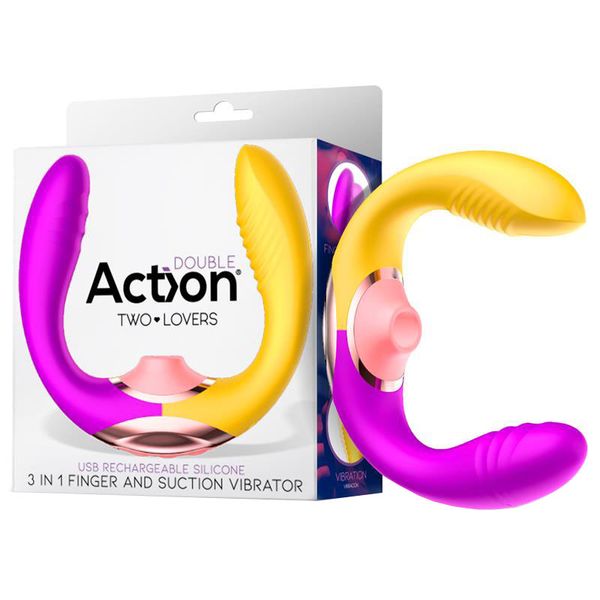 Stymulator, wibrator i masażer Two Lovers 3in1 zdjęcie 3