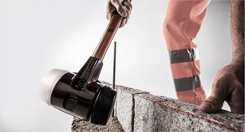 SIMPLEX 80 MŁOTEK BRUKARSKI 80mm GUMA - GUMA 3,2kg na Arena.pl
