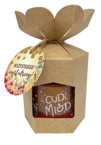 Bartnik Cud miód z truskawką 250 g + kartonik ozdobny na Arena.pl