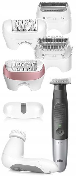 DEPILATOR BRAUN Silk-epil 9 GOLARKA DAMSKA TRYMER DO BIKINI TWARZY NÓG 5w1 zdjęcie 2