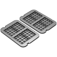 aeno aegwp1 płyta do gofrów 290x234 mm do grilli eg1/eg5 czarna