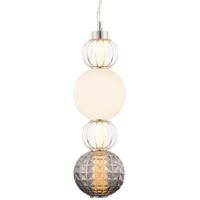 Lampa LED wisząca Collar P069PL-L17CH3K LED 17W 3000K okrągła przeźroczysta