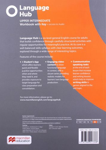 Language Hub Upper Intermediate with key Workbook na Arena.pl