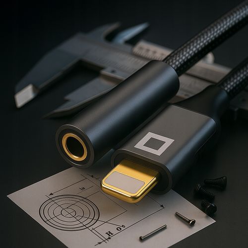 co2 przejściówka adapter lightning mini jack 3,5mm kabel do iphone 12 13 14 na Arena.pl