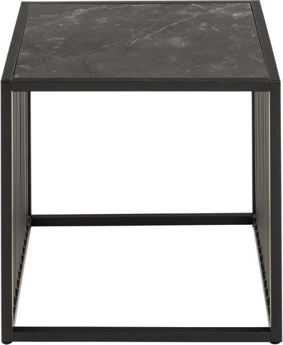 Stolik kawowy Strington 40x40cm marmur czarny na Arena.pl