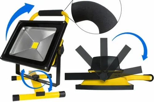 HALOGEN ROBOCZY REFLEKTOR NAŚWIETLACZ LED Z AKUMULATOREM PRZENOŚNY IP65 30W na Arena.pl