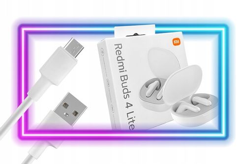 SŁUCHAWKI BEZPRZEWODOWE DOUSZNE XIAOMI REDMI BUDS 4 LITE + etui ładujące na Arena.pl