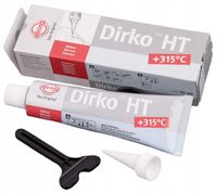 DIRKO ELRING SILIKON HT Masa uszczelniająca szara