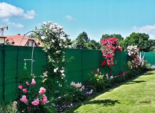 SIATKA CIENIUJĄCA 62% MASKUJĄCA 1,5x10m MATA OSŁONA NA OGRODZENIE PŁOT UV+ na Arena.pl