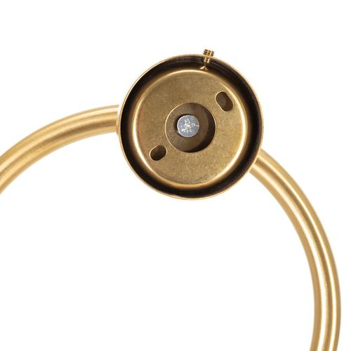 Wieszak na ręczniki, łazienkowy okrągły, uchwyt na ręczniki, złoty na Arena.pl