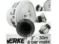 WĄŻ STRAŻACKI PARCIANY DO WODY BRUDNEJ SZAMBA 3 CALE 30M POMPY ZE ZŁĄCZKAMI