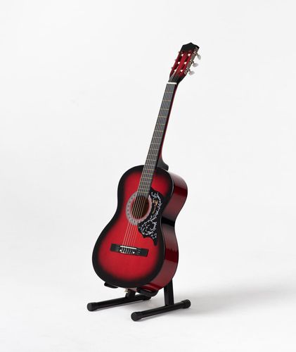 Gitara klasyczna 3/4 7/8 Vintage Czerwona od 12 lat dla dzieci i dorosłych na Arena.pl