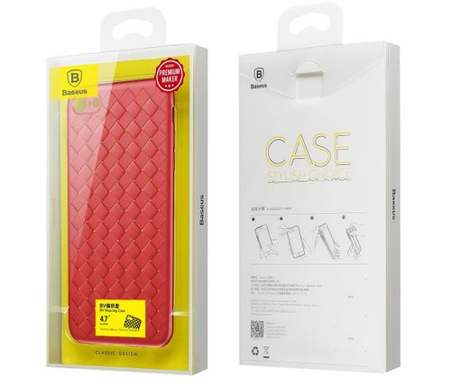 Etui Pokrowiec Iphone 7 8 Baseus BV Weaving Case czerwony na Arena.pl