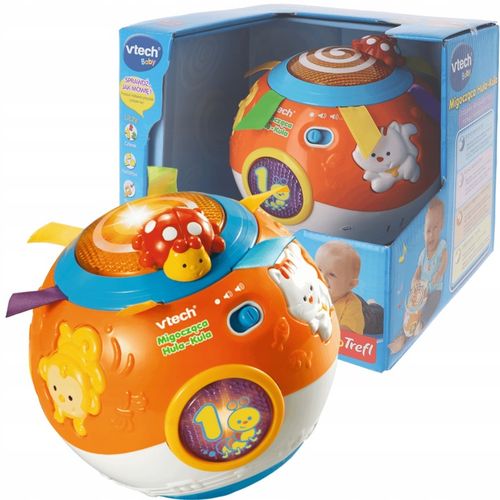 VTECH INTERAKTYWNA KULA HULA ZABAWKA DLA DZIECI MIGOCZĄCA ŚWIECĄCA na Arena.pl