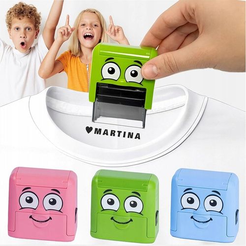 PIECZĄTKA COLOP IMIENNA do znakowania UBRAŃ ODZIEŻY dla DZIECI z IMIENIEM na Arena.pl