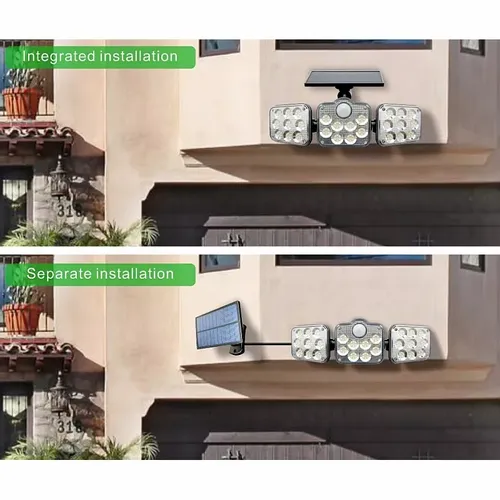 Ścienna Lampa Solarna Ssl-138 Pilot, Czujnik Ruchu I Zmierzchu na Arena.pl