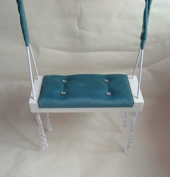 Huśtawka siedzisko Turkus tapicerowana dom ogród zdjęcie 3