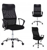 FOTEL BIUROWY OBROTOWY ERGONOMICZNY KRZESŁO BIUROWE PROLINE PREMIUM CZARNY