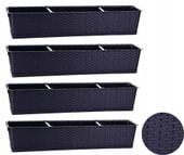 4x Skrzynka balkonowa ISR800P Doniczka 80cm