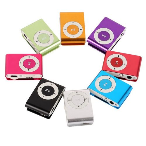 ODTWARZACZ MP3 KLIPS SŁUCHAWKI + KARTA SD 8GB USB na Arena.pl