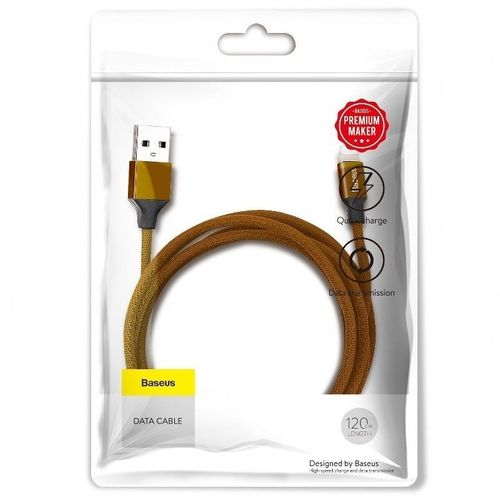 Kabel Baseus Yiven Lightning 120cm 2A - brązowy na Arena.pl