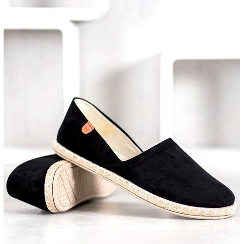 Wsuwane Czarne Espadryle r.38 na Arena.pl