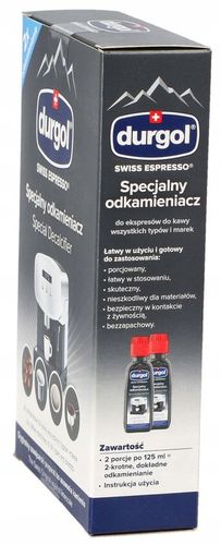 2x Odkamieniacz do ekspresów ciśnieniowych durgol swiss espresso 125ml. na Arena.pl