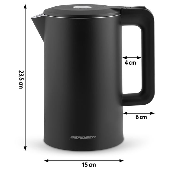 Czajnik elektryczny 1,7l Berdsen BD-710 czarny zdjęcie 5