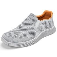 Buty Sportowe Męskie Wsuwane do Biegania Oddychające Szare Rozmiar 40