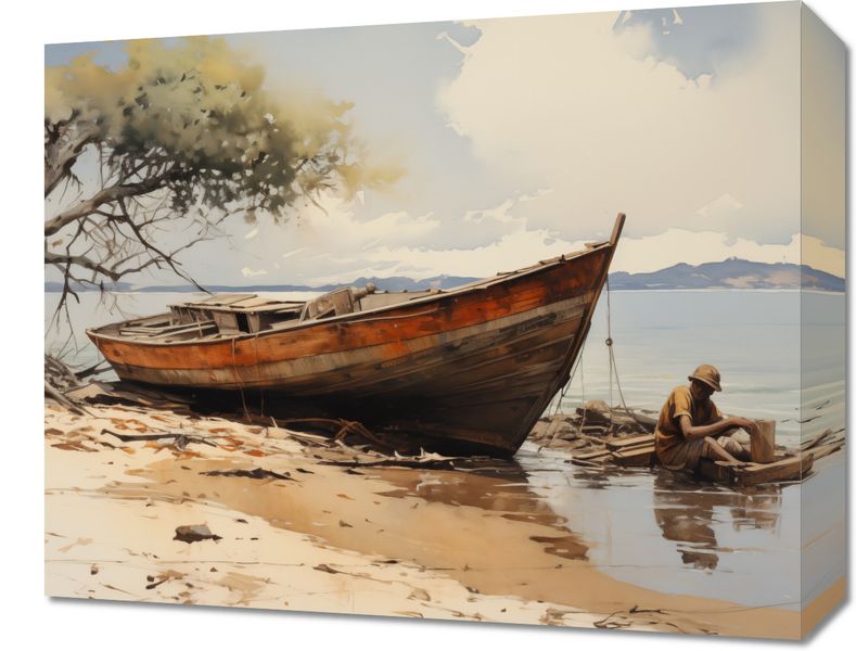 Obraz 50x40cm Spokój Przybrzeża zdjęcie 1