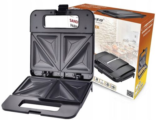 TOSTER OPIEKACZ DO KANAPEK TOSTÓW SANDWICH 1000W NIEPRZYWIERAJĄCA na Arena.pl