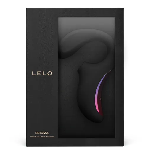 lelo enigma black - hybrydowy stymulator soniczny, 8 trybow, silikon na Arena.pl