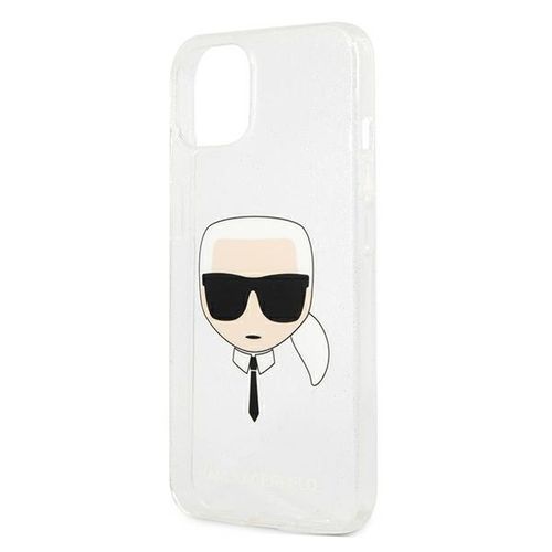 Etui Karl Lagerfeld do iPhone 13 mini, Srebrny na Arena.pl
