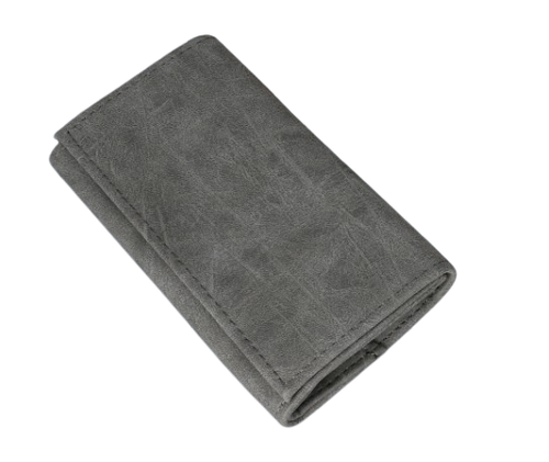 Etui na Tytoń w Jednolitym Kolorze bez Wzorów Portfel Szare na Arena.pl