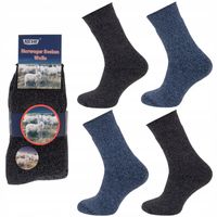 4x SKARPETY WEŁNIANE CIEPŁE GRUBA WEŁNA ROZMIAR 39-43