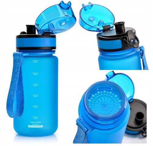 METEOR Bidon Szkolny Butelka Na Wodę Dla Dziecka 350 ml Z Ustnikiem na Arena.pl