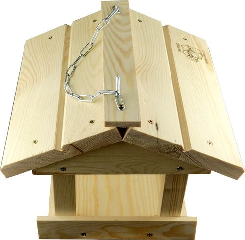 Karmnik dla ptaków do samodzielnego montażu – solidny, drewniany na Arena.pl