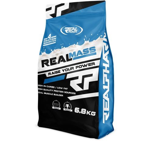 GAINER białko węglowodany Real Pharm Real Mass WANILIA 6800g na Arena.pl