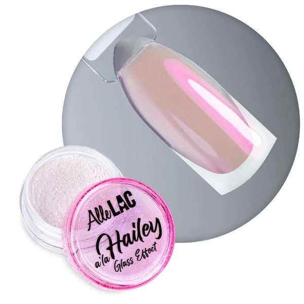 Pyłek do paznokci A la Hailey glass effect AlleLac Nr 3 zdjęcie 1