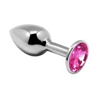 Mini Metal Butt Plug L Pink