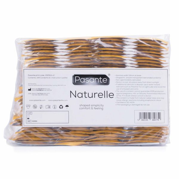 Pasante Naturelle Condoms Bulk Packs 144 Pcs zdjęcie 1