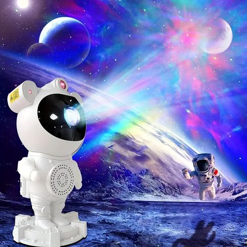 projektor lampka nocna astronauta + głośnik na Arena.pl