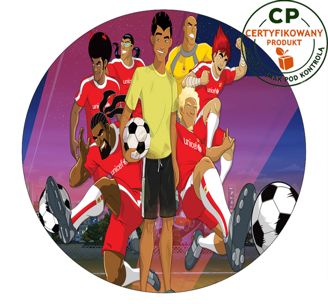 Opłatek na tort Supa Strikas zdjęcie 1