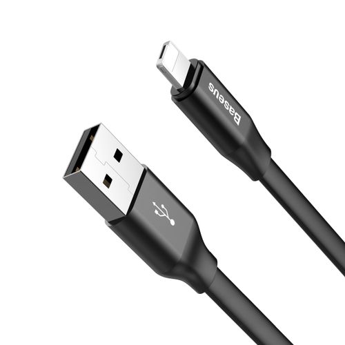 Kabel USB Micro Iphone 2w1 Baseus Portable 1,2m 2A czarny na Arena.pl