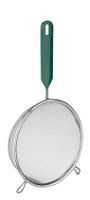 Sitko nierdzewne z rączką 20 cm PRACTICO stal tworzywo zielony ciemny