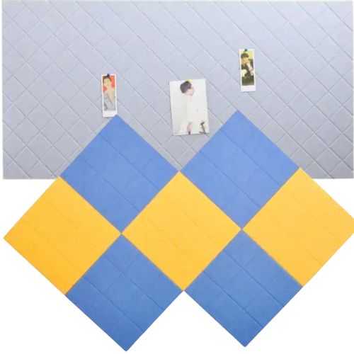 Panele Ścienne Filcowe 3D Kwadrat Zagłówek Samoprzylepne Akustyczne Soft na Arena.pl